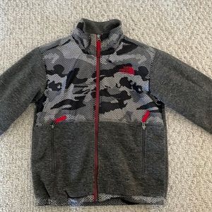 Boys North Face zip up fleece